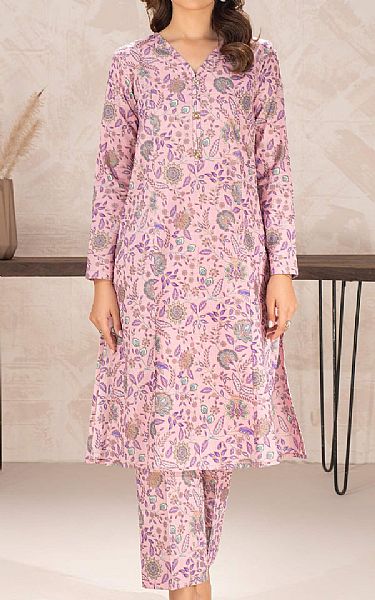 Limelight Baby Pink Khaddar Kurti | Pakistani Winter Dresses in USA- Image 1