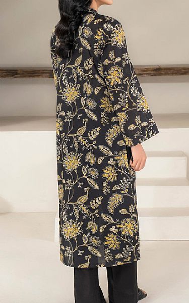 Limelight Black Khaddar Kurti | Pakistani Winter Dresses in USA- Image 2