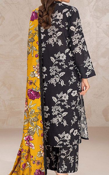Limelight Black/Off White Khaddar Suit | Pakistani Winter Dresses in USA- Image 2