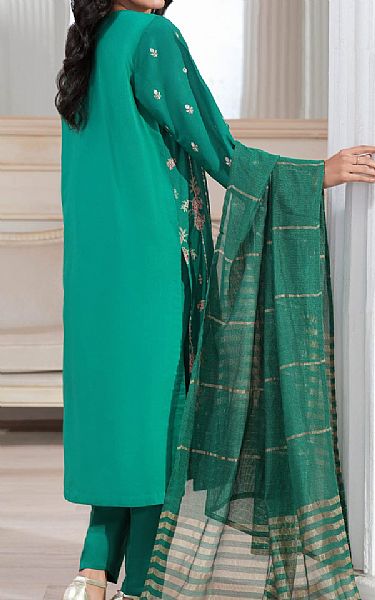 Limelight Sea Green Slub Lawn Suit | Pakistani Lawn Dress in USA- Image 2