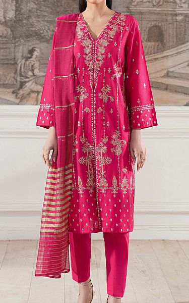 Limelight Pink Lawn Suit | Pakistani Lawn Dress in USA- Image 1
