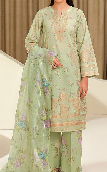 Limelight Light Green Lawn Suit | Pakistani Lawn Dress in USA- Image 1
