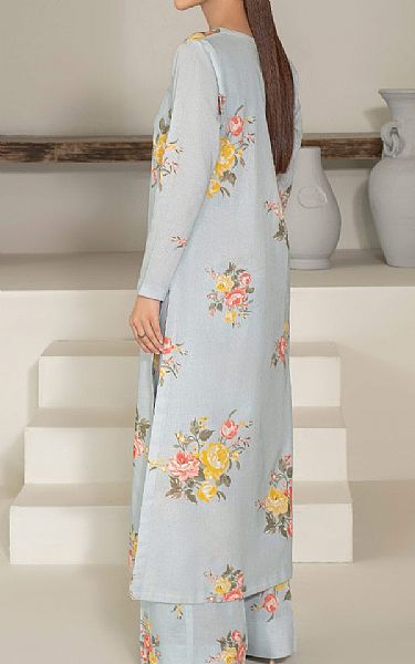 Limelight Light Blue Khaddar Kurti | Pakistani Winter Dresses in USA- Image 2