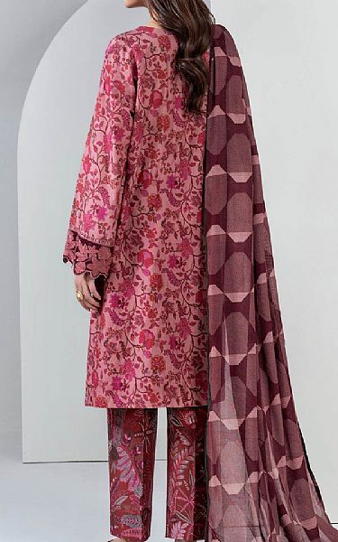 Limelight Tea Pink Khaddar Suit | Pakistani Winter Dresses in USA- Image 2