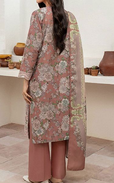 Limelight Dusty Pink Khaddar Suit | Pakistani Winter Dresses in USA- Image 2