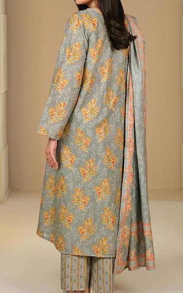 Limelight Grey Khaddar Suit | Pakistani Winter Dresses in USA- Image 2