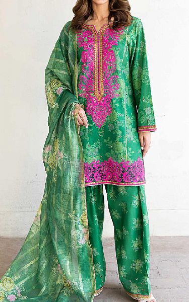 Limelight Green Lawn Suit | Pakistani Lawn Dress in USA- Image 1