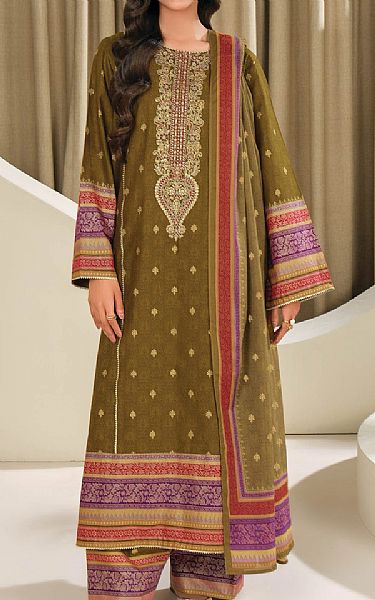 Limelight Olive Lawn Suit | Pakistani Lawn Dress in USA- Image 1
