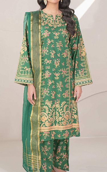 Limelight Green Lawn Suit | Pakistani Lawn Dress in USA- Image 1
