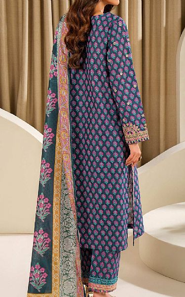 Limelight Nile Blue Lawn Suit | Pakistani Lawn Dress in USA- Image 2