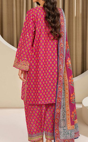 Limelight Cerise Pink Lawn Suit | Pakistani Lawn Dress in USA- Image 2