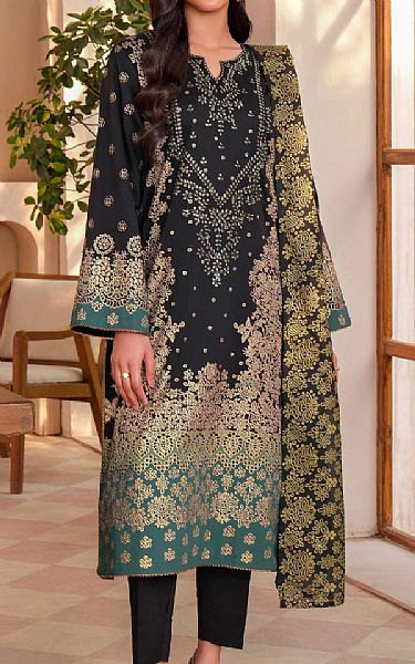 Limelight Black Lawn Suit | Pakistani Lawn Dress in USA- Image 1