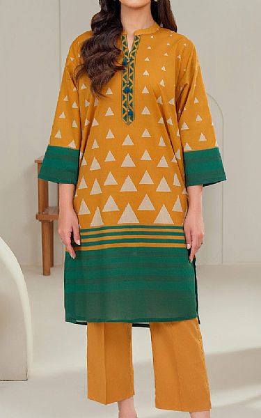 Limelight Cadmium Orange Lawn Suit (2 Pcs) | Pakistani Lawn Dress in USA- Image 1