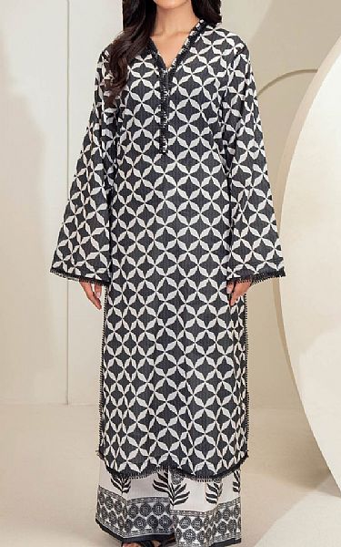 Limelight Black/Off White Lawn Suit (2 Pcs) | Pakistani Lawn Dress in USA- Image 1