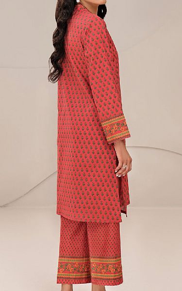 Limelight Carmine Pink Lawn Suit (2 Pcs) | Pakistani Lawn Dress in USA- Image 2