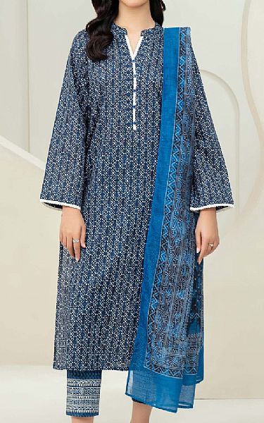 Limelight Blue Lawn Suit | Pakistani Lawn Dress in USA- Image 1