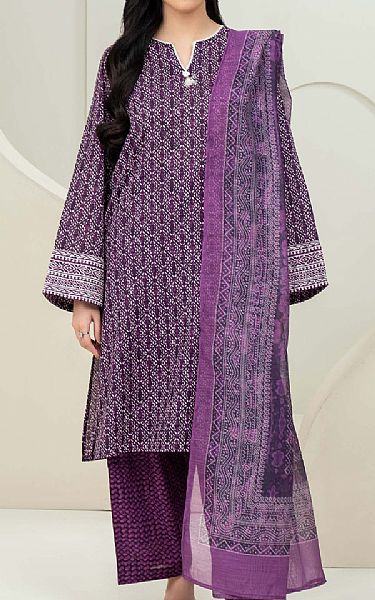 Limelight Light Plum Lawn Suit | Pakistani Lawn Dress in USA- Image 1