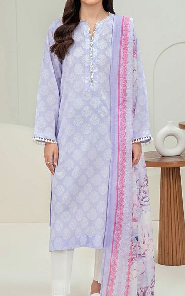 Limelight Lavender Lawn Suit (2 Pcs) | Pakistani Lawn Dress in USA- Image 1