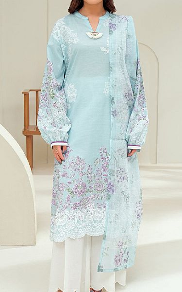 Limelight Sky Blue Lawn Suit (2 Pcs) | Pakistani Lawn Dress in USA- Image 1