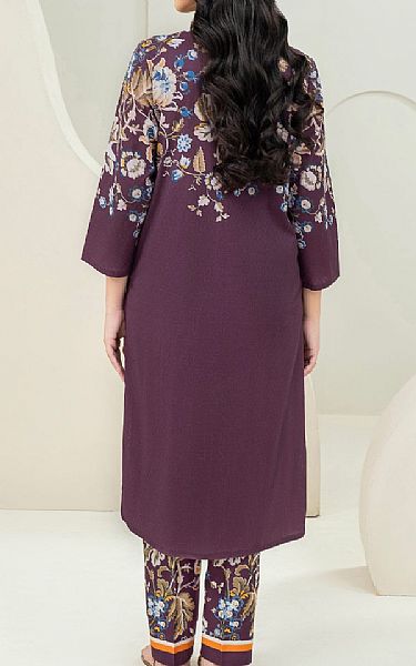 Limelight Plum Lawn Suit (2 Pcs) | Pakistani Lawn Dress in USA- Image 2