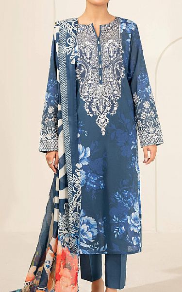Limelight Pickled Bluewood Lawn Suit | Pakistani Lawn Dress in USA- Image 1