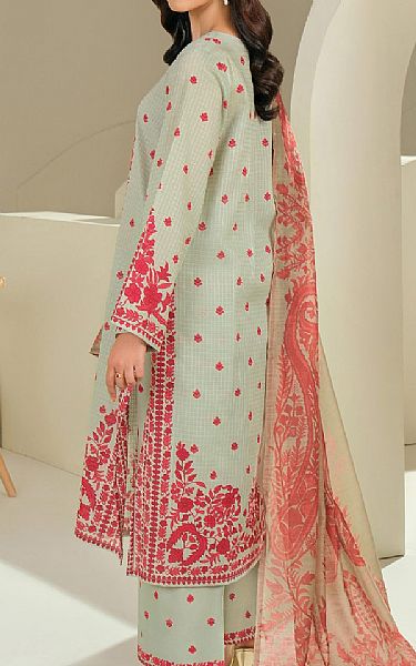 Limelight Green Mist/Faded Red Lawn Suit | Pakistani Lawn Dress in USA- Image 2