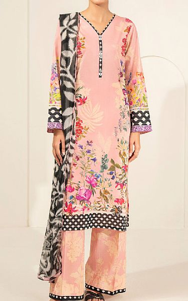Limelight Light Pink Lawn Suit | Pakistani Lawn Dress in USA- Image 1