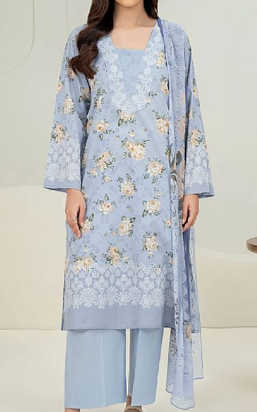 Limelight Cloudy Blue Lawn Suit | Pakistani Lawn Dress in USA- Image 1