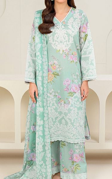 Limelight Summer Green Lawn Suit | Pakistani Lawn Dress in USA- Image 1