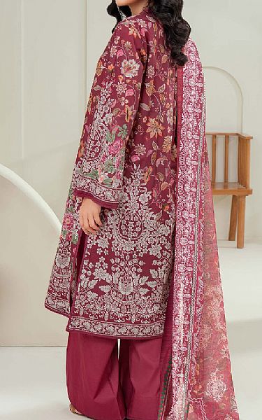 Limelight Light Burgundy Lawn Suit | Pakistani Lawn Dress in USA- Image 2