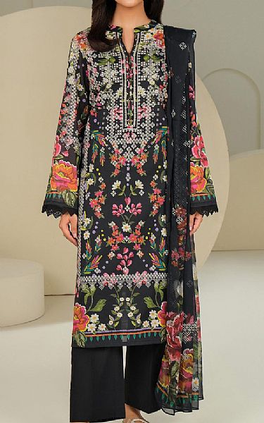 Limelight Black Lawn Suit | Pakistani Lawn Dress in USA- Image 1