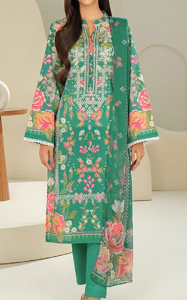 Limelight Sea Green Lawn Suit | Pakistani Lawn Dress in USA- Image 1
