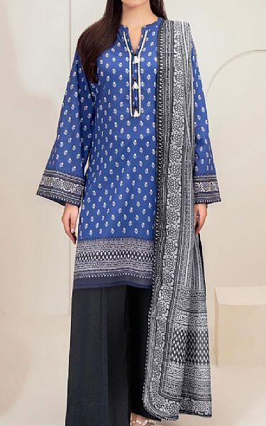 Limelight Blue Lawn Suit (2 Pcs) | Pakistani Lawn Dress in USA- Image 1