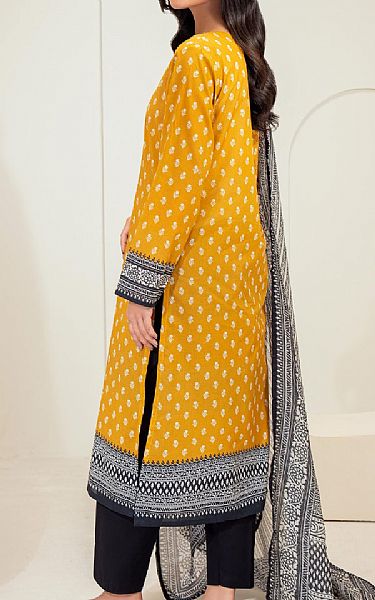 Limelight Mustard Lawn Suit (2 Pcs) | Pakistani Lawn Dress in USA- Image 2