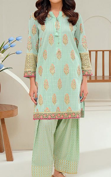 Limelight Mint Green Lawn Suit (2 Pcs) | Pakistani Lawn Dress in USA- Image 1