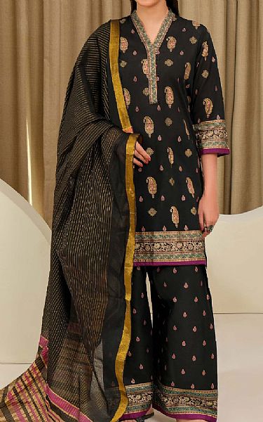 Limelight Black Lawn Suit | Pakistani Lawn Dress in USA- Image 1