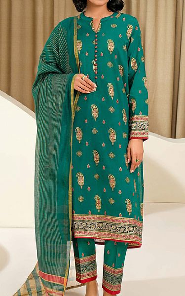 Limelight Teal Lawn Suit | Pakistani Lawn Dress in USA- Image 1
