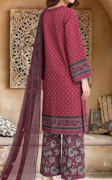 Limelight Raspberry Rose Lawn Suit | Pakistani Lawn Dress in USA- Image 2