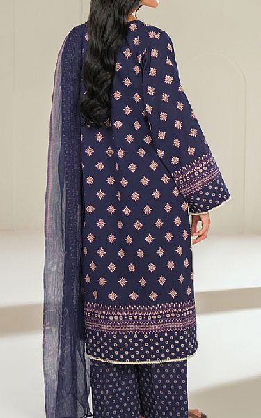 Limelight Navy Blue Lawn Suit | Pakistani Lawn Dress in USA- Image 2