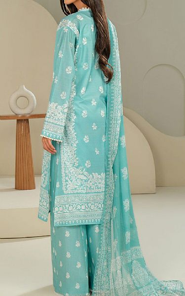 Limelight Cyan Lawn Suit | Pakistani Lawn Dress in USA- Image 2