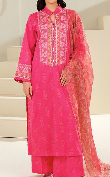 Limelight Pink Lawn Suit | Pakistani Lawn Dress in USA- Image 1