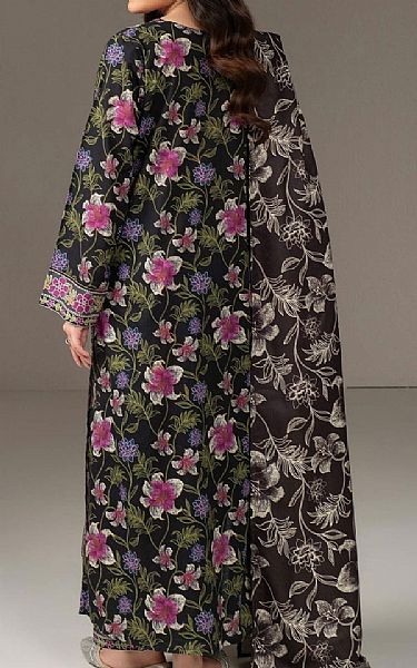 Limelight Black Khaddar Suit | Pakistani Winter Dresses in USA- Image 2
