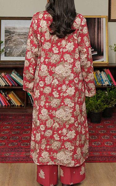 Limelight Brick Red Khaddar Suit (2 pcs) | Pakistani Winter Dresses in USA- Image 2