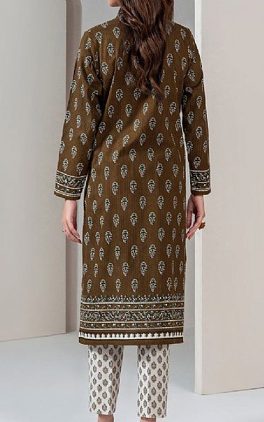 Limelight Brown Khaddar Suit (2 pcs) | Pakistani Winter Dresses in USA- Image 2