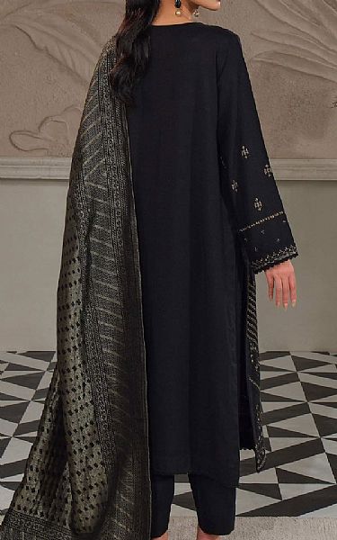 Limelight Black Karandi Suit | Pakistani Winter Dresses in USA- Image 2