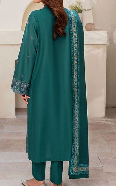 Limelight Sea Green Khaddar Suit | Pakistani Winter Dresses in USA- Image 2