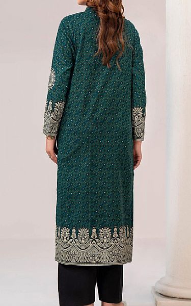 Limelight Green Khaddar Kurti | Pakistani Winter Dresses in USA- Image 2