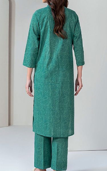 Limelight Sea Green Khaddar Kurti | Pakistani Winter Dresses in USA- Image 2