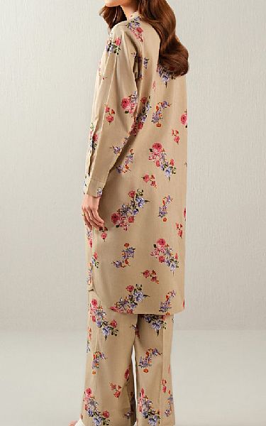 Limelight Tan Khaddar Kurti | Pakistani Winter Dresses in USA- Image 2