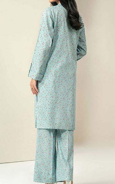 Limelight Pale Blue Khaddar Kurti | Pakistani Winter Dresses in USA- Image 2